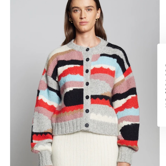 Eleven Six Zaria Colorful Striped Cardigan xs/s - Picture 2 of 5